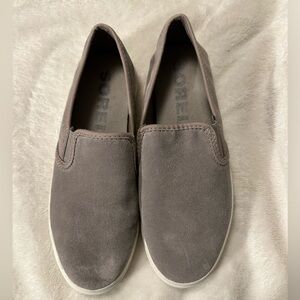 SOREL GREY SLIP ON SHOES
